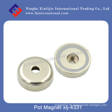 Counter Sunk N40 Neodym Powerful Pot Magnet